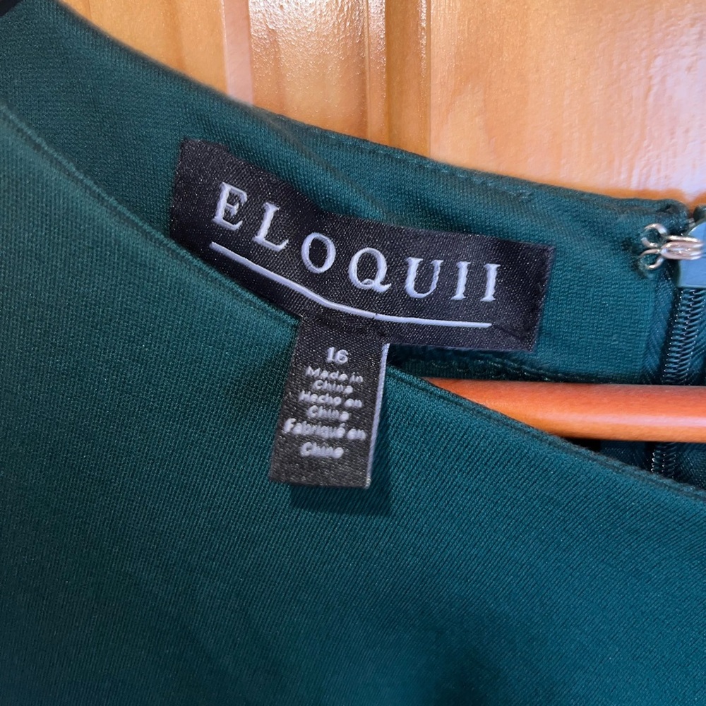 Eloquii Green Dress